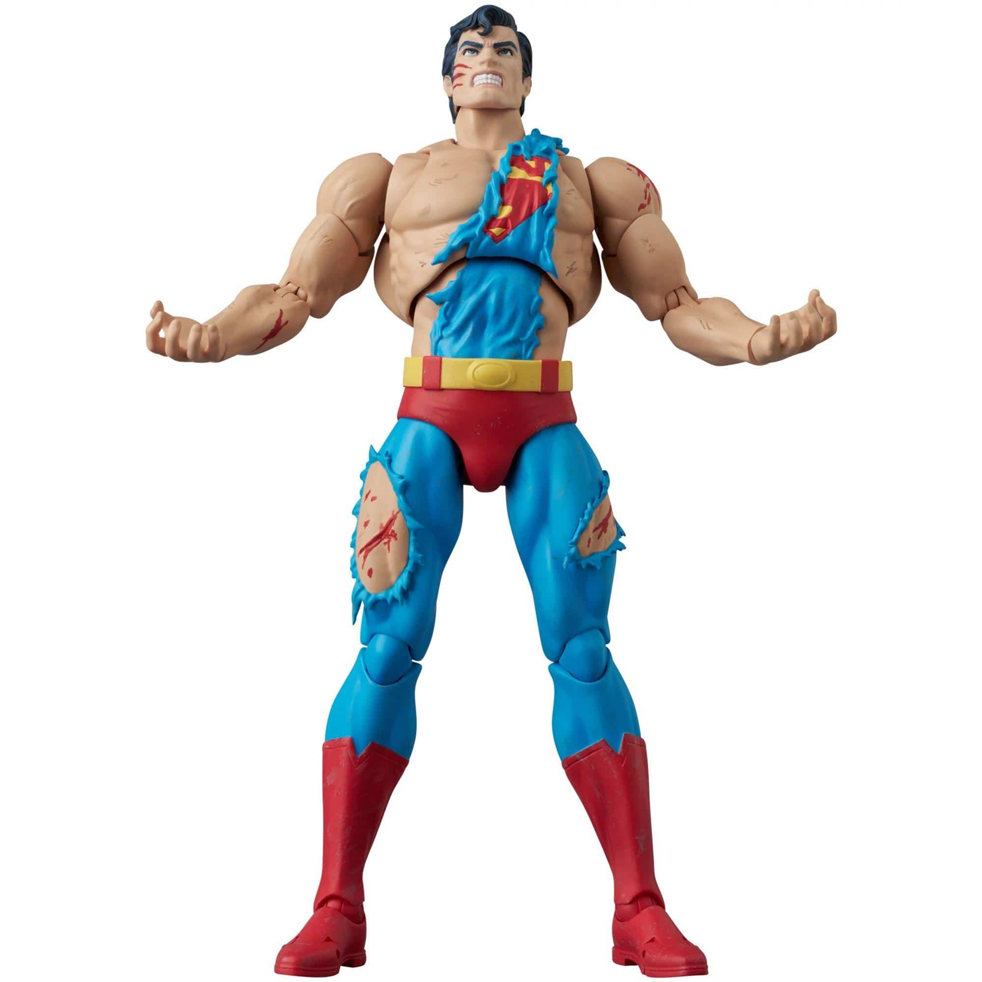 Medicom Toy MAFEX No. 324 The Death of Superman Superman (Battle Damaged Version) Action Figure