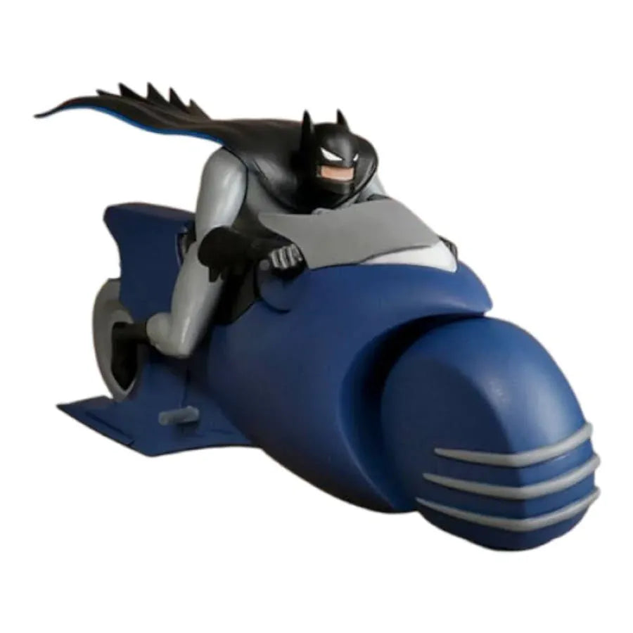 Mezco Toyz 5 Points Batman: The Animated Series Batman and Batcycle Figure Set