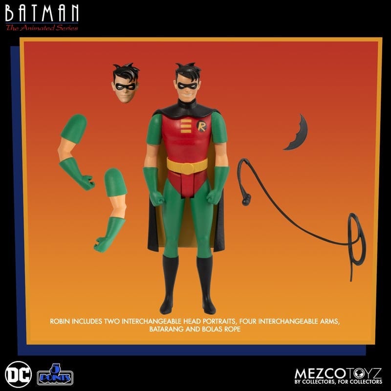 Mezco Toyz 5 Points Batman: The Animated Series Deluxe Set of 4 Action Figures