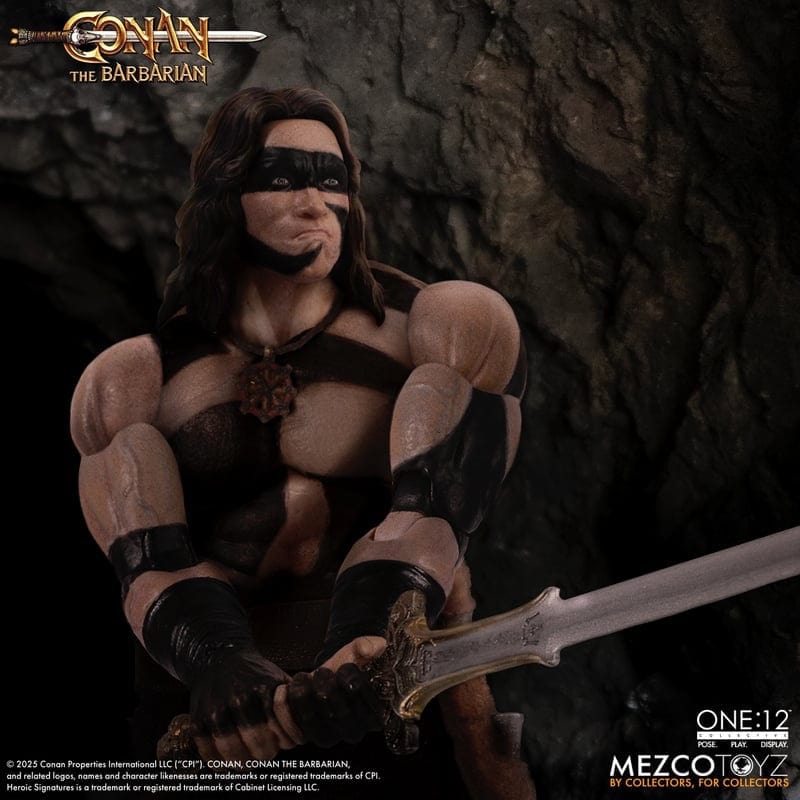 Mezco Toyz One:12 Collective Conan The Barbarian (1982): Conan War Paint Edition Action Figure