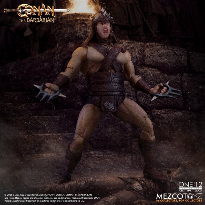 Mezco Toyz One:12 Collective Conan The Barbarian (1982): Pit Fighter Edition Action Figure