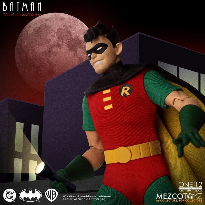 Mezco Toyz One:12 Collective DC Universe Batman: The Animated Series Robin Action Figure