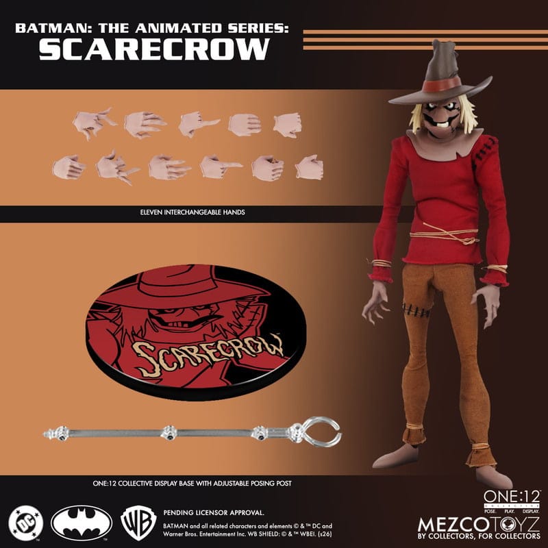 Mezco Toyz One:12 Collective DC Universe Batman: The Animated Series Scarecrow Action Figure