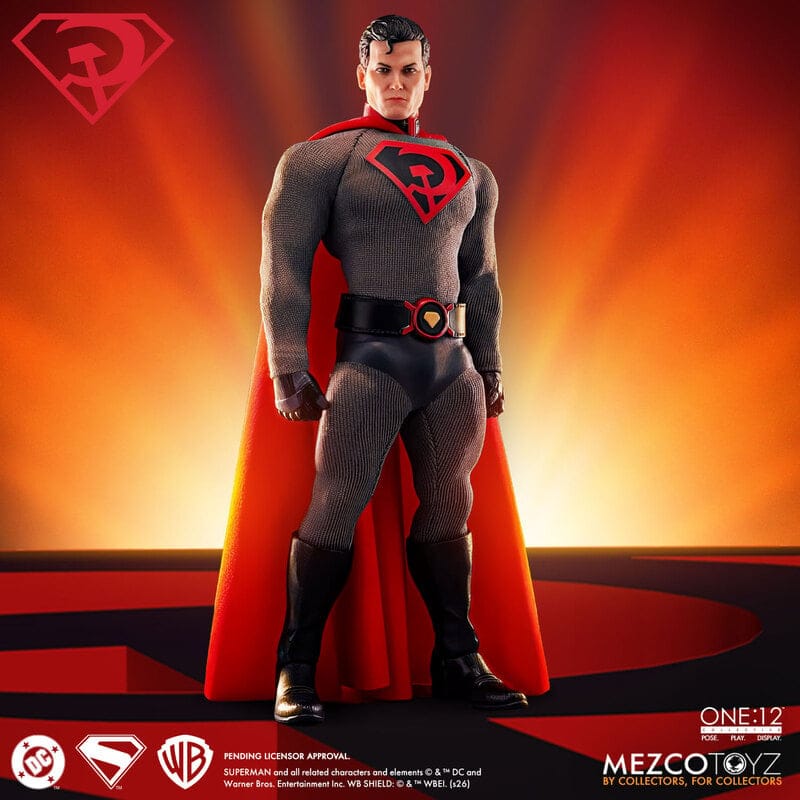 Mezco Toyz One:12 Collective DC Universe Superman Red Son Edition Action Figure