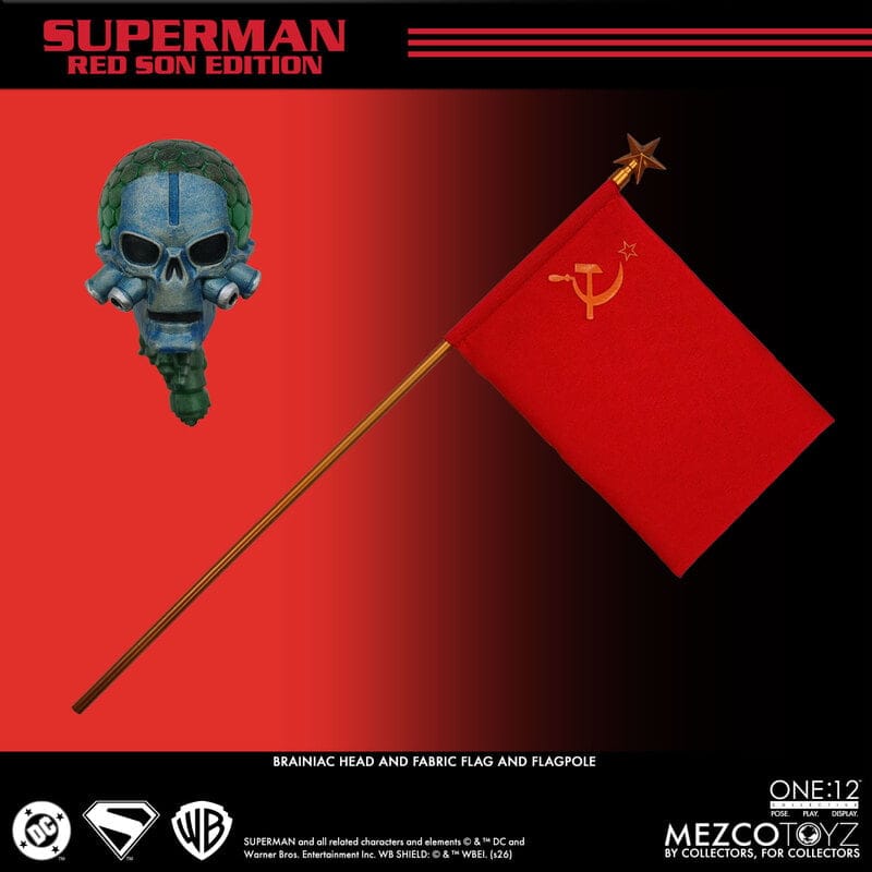 Mezco Toyz One:12 Collective DC Universe Superman Red Son Edition Action Figure
