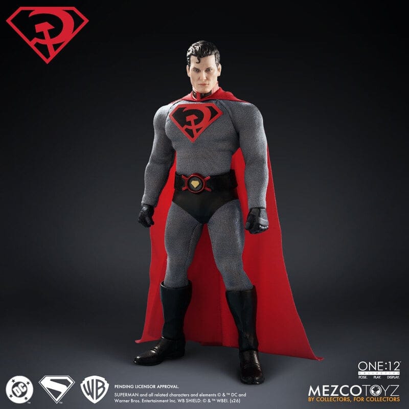 Mezco Toyz One:12 Collective DC Universe Superman Red Son Edition Action Figure