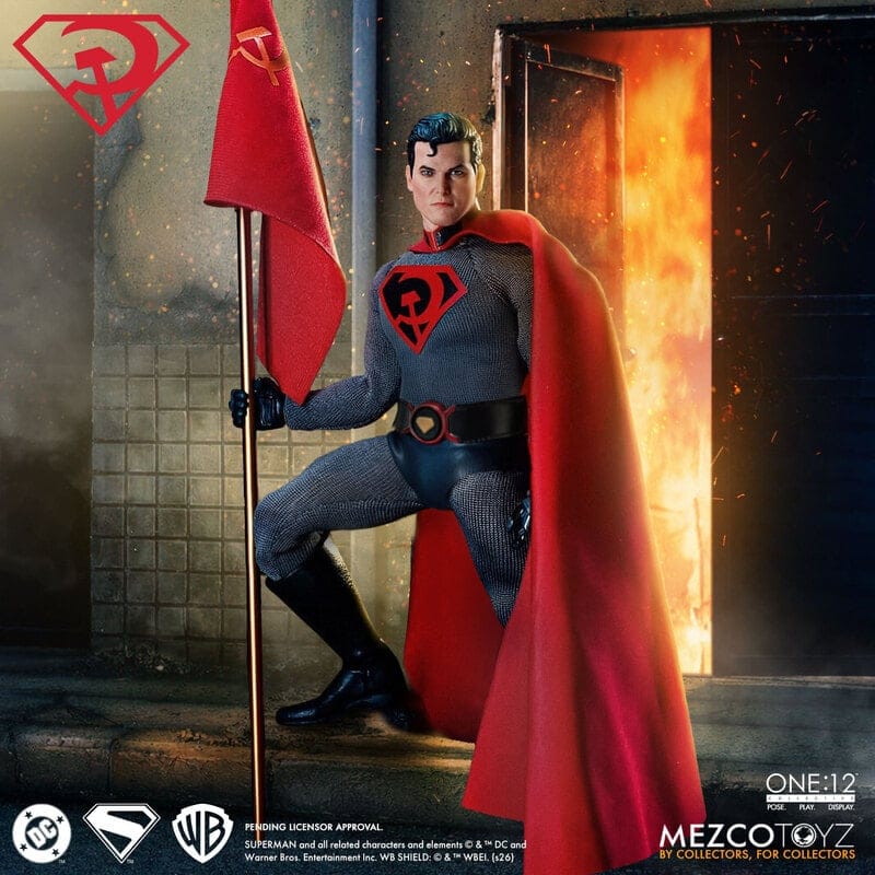Mezco Toyz One:12 Collective DC Universe Superman Red Son Edition Action Figure