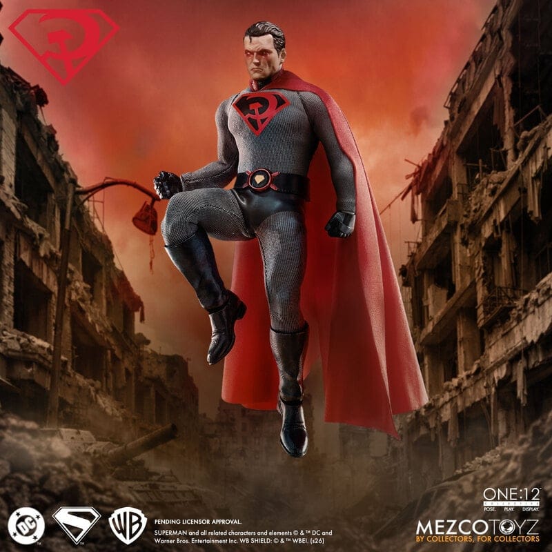 Mezco Toyz One:12 Collective DC Universe Superman Red Son Edition Action Figure