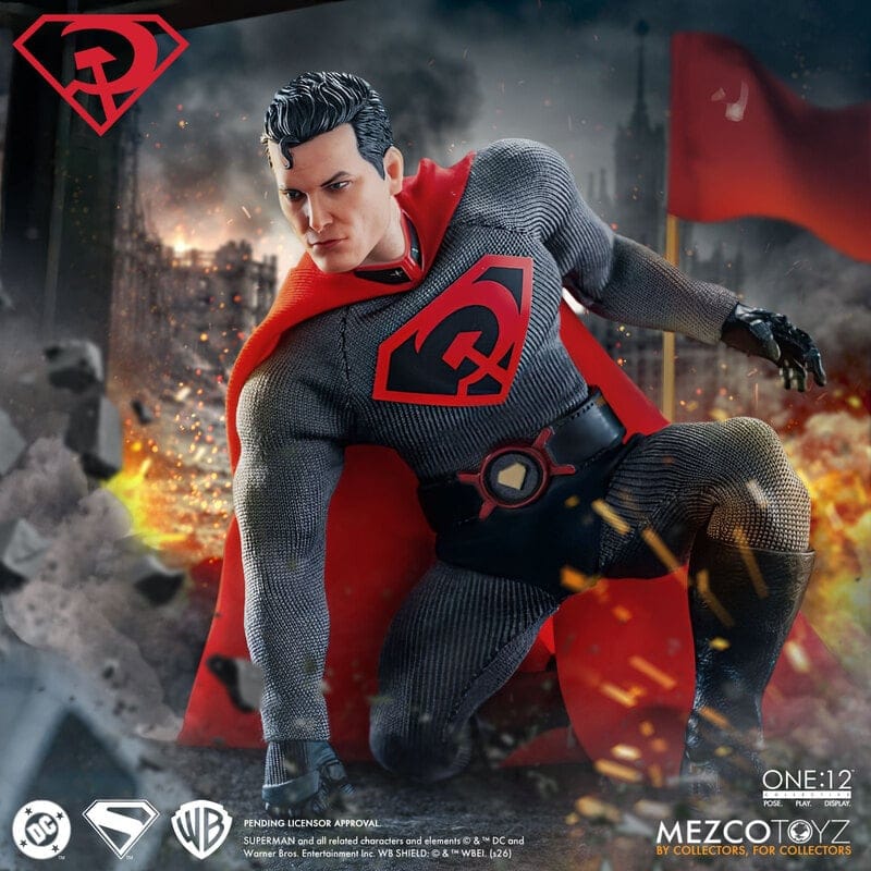 Mezco Toyz One:12 Collective DC Universe Superman Red Son Edition Action Figure