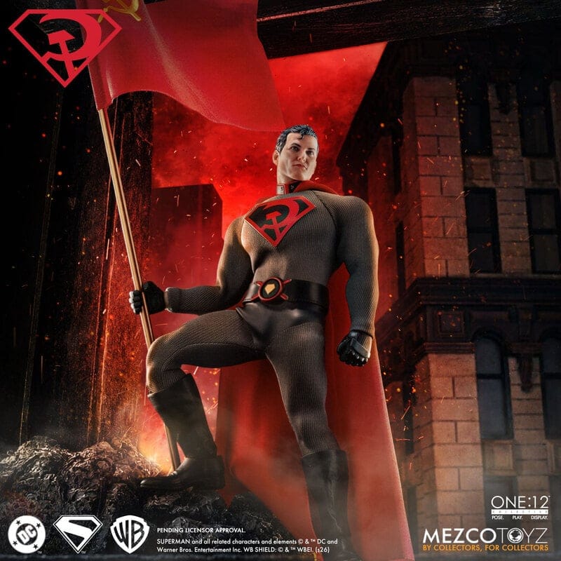 Mezco Toyz One:12 Collective DC Universe Superman Red Son Edition Action Figure