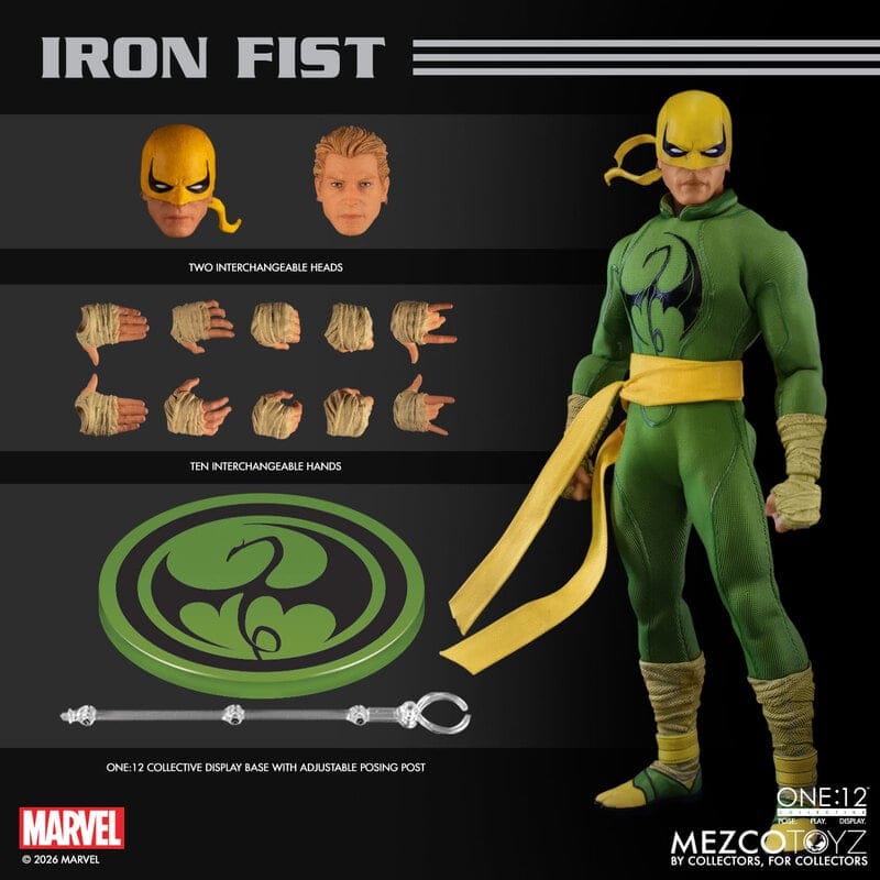 Mezco Toyz One:12 Collective Iron Fist Action Figure