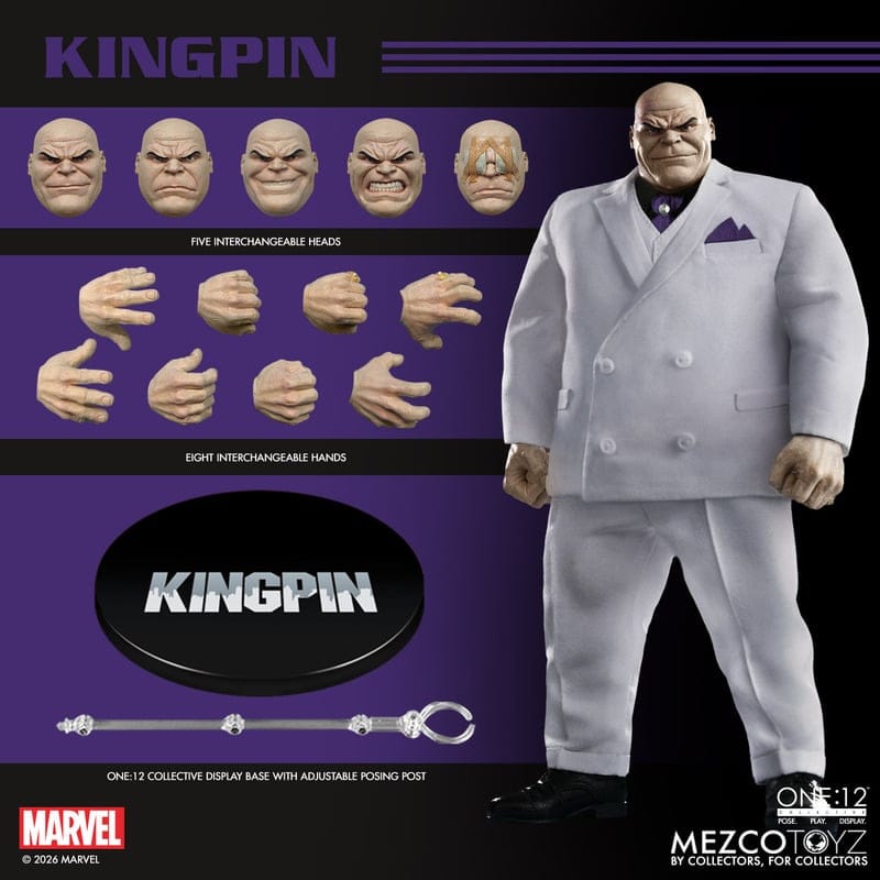 Mezco Toyz One:12 Collective Kingpin Action Figure