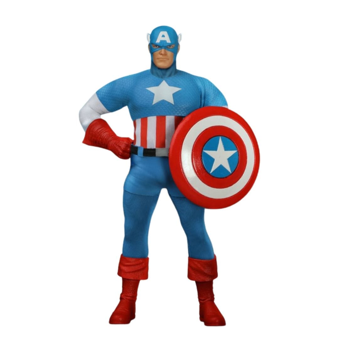 Mezco Toyz One:12 Collective Marvel Captain America (Silver Age Edition) Action Figure