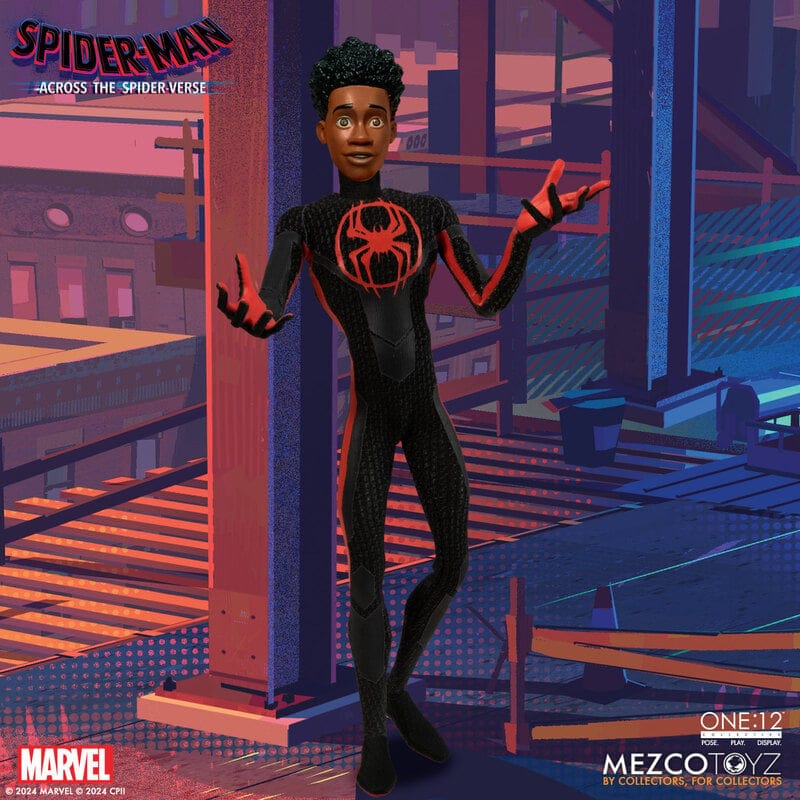 Mezco Toyz One:12 Collective Marvel Spider-Man: Miles Morales Action Figure