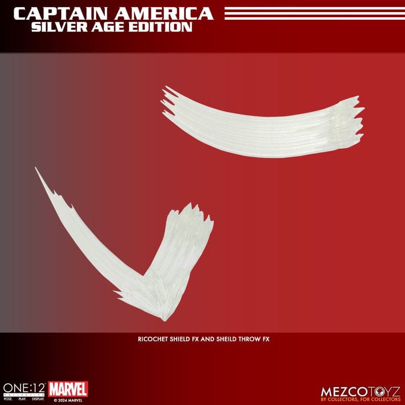 Mezco Toyz One:12 Collective Marvel Universe Captain America (Silver Age Edition) Action Figure