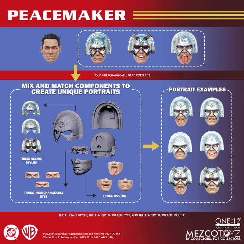 Mezco Toyz One:12 Collective Peacemaker Action Figure
