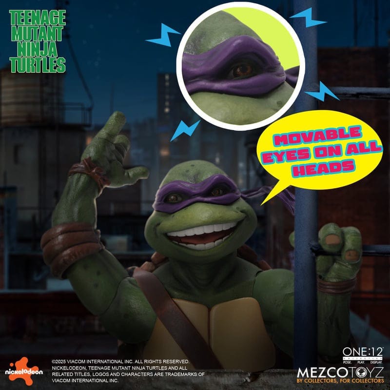 Mezco Toyz One:12 Collective Teenage Mutant Ninja Turtles (1990) Deluxe Boxed Action Figure Set