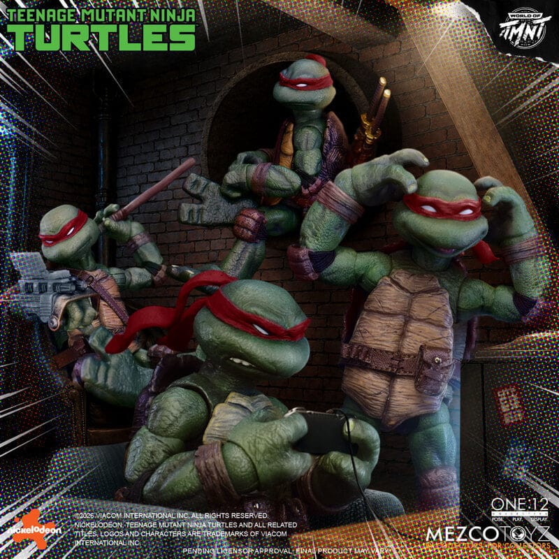 One:12 Collective Teenage Mutant Ninja Turtles Boxed Action Figure Set