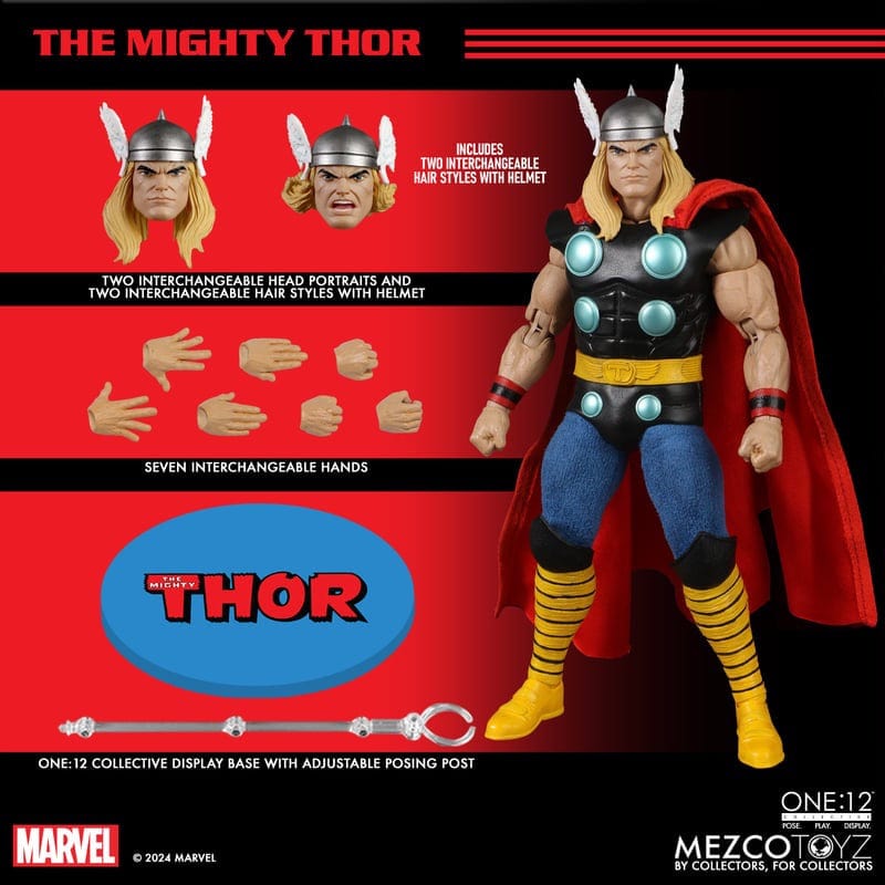 Mezco Toyz One:12 Collective The Mighty Thor Action Figure