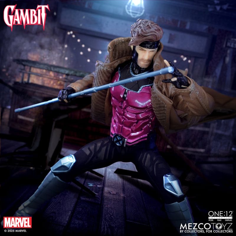 Mezco Toyz One:12 Collective X-Men Gambit Action Figure