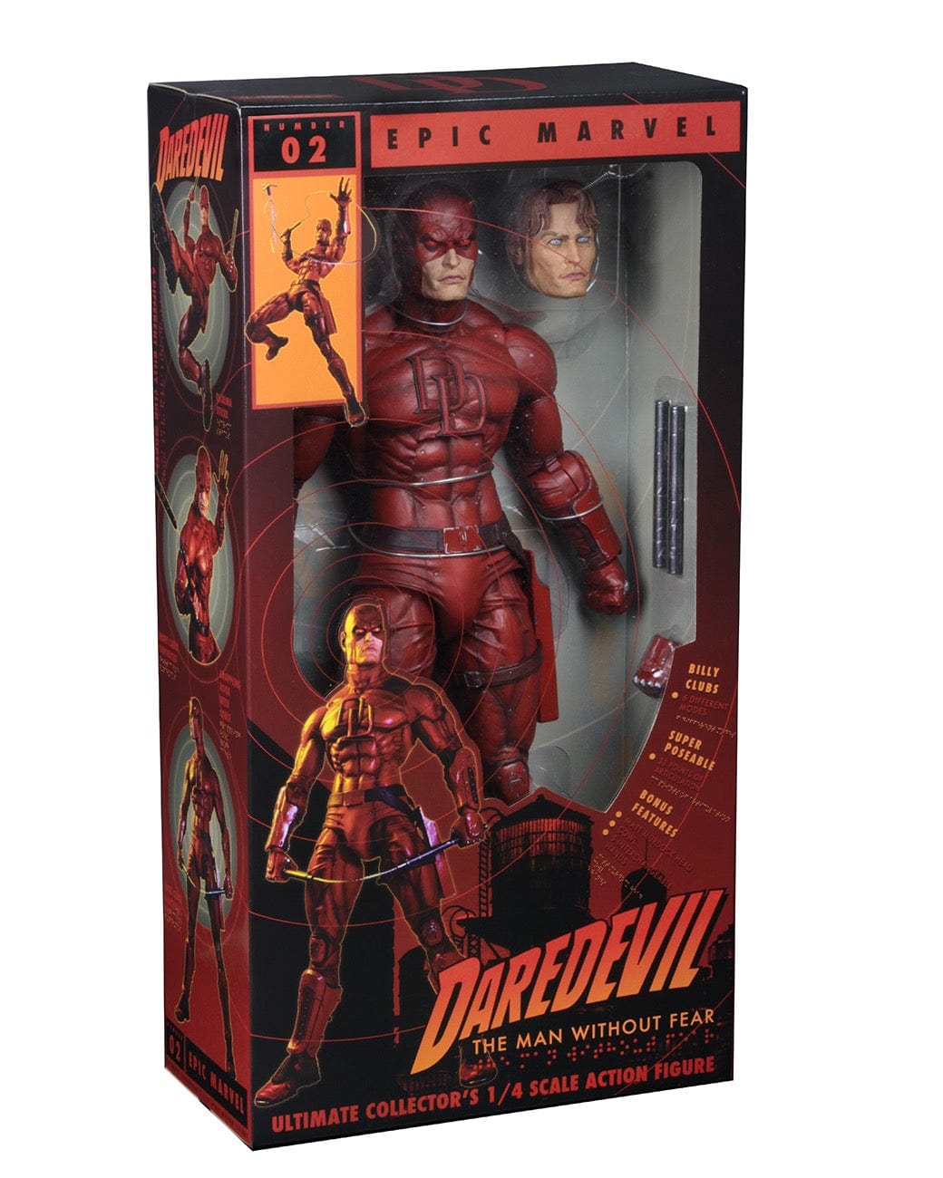 NECA Epic Marvel Daredevil Ultimate Collector's 1/4 Scale Action Figure