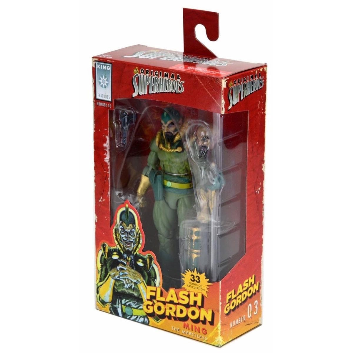 NECA King Features The Original Superheroes Ming the Merciless Action Figure