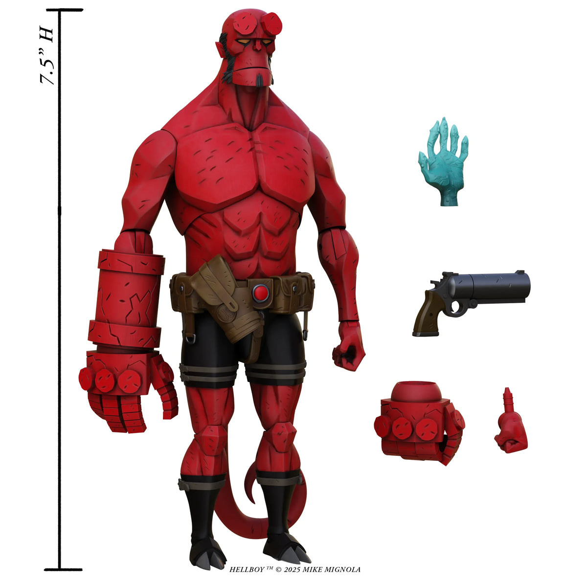 Hellboy Box Full of Evil 1:12 Scale Deluxe Action Figure with Accessories Bundle