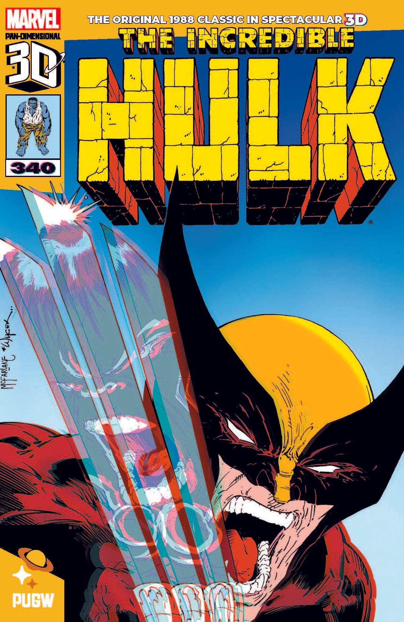 Pan-Universal Galactic Incredible Hulk #340 Pan Dimensional 3D Edition