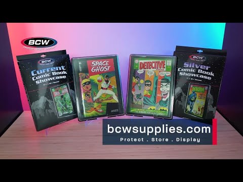 Comic Book Showcase Framed Hanging Display Case (Current Size)