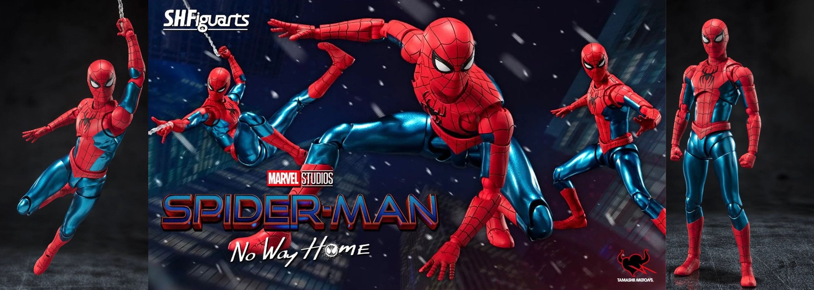 S.H. Figuarts Spider-Man: No Way Home Spider-Man (New Red and Blue Suit) Action Figure