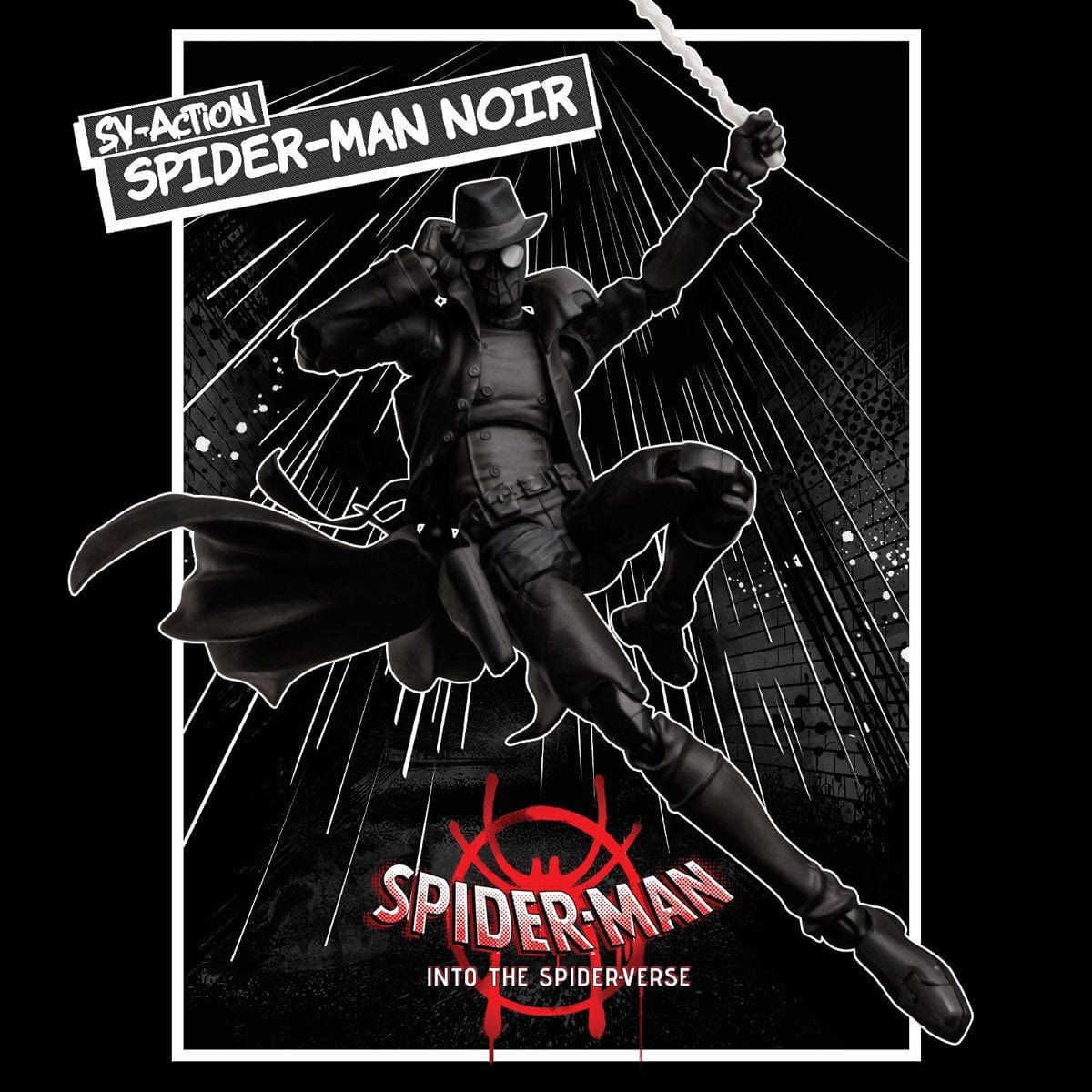 Sen-Ti-Nel SV-Action Spider-Man: Into the Spider-Verse Spider-Man Noir Action Figure