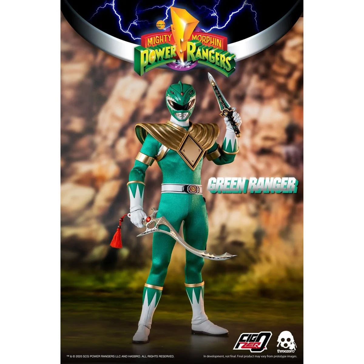 Si-Fi Toys Mighty Morphin Power Rangers Green Ranger 1:6 Scale Action Figure