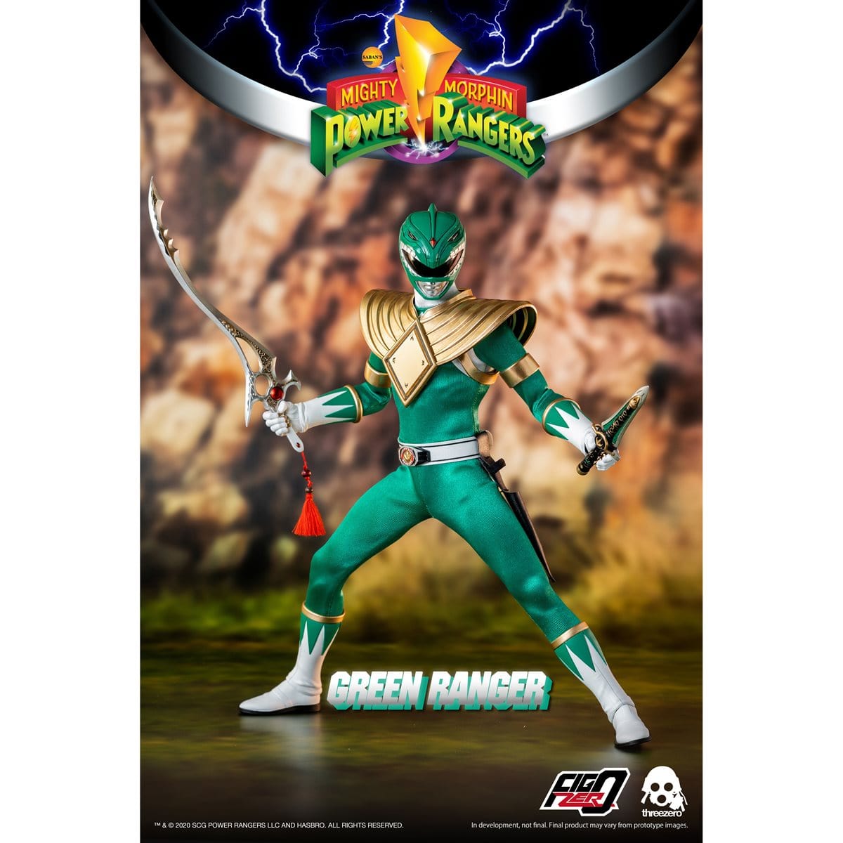 Si-Fi Toys Mighty Morphin Power Rangers Green Ranger 1:6 Scale Action Figure