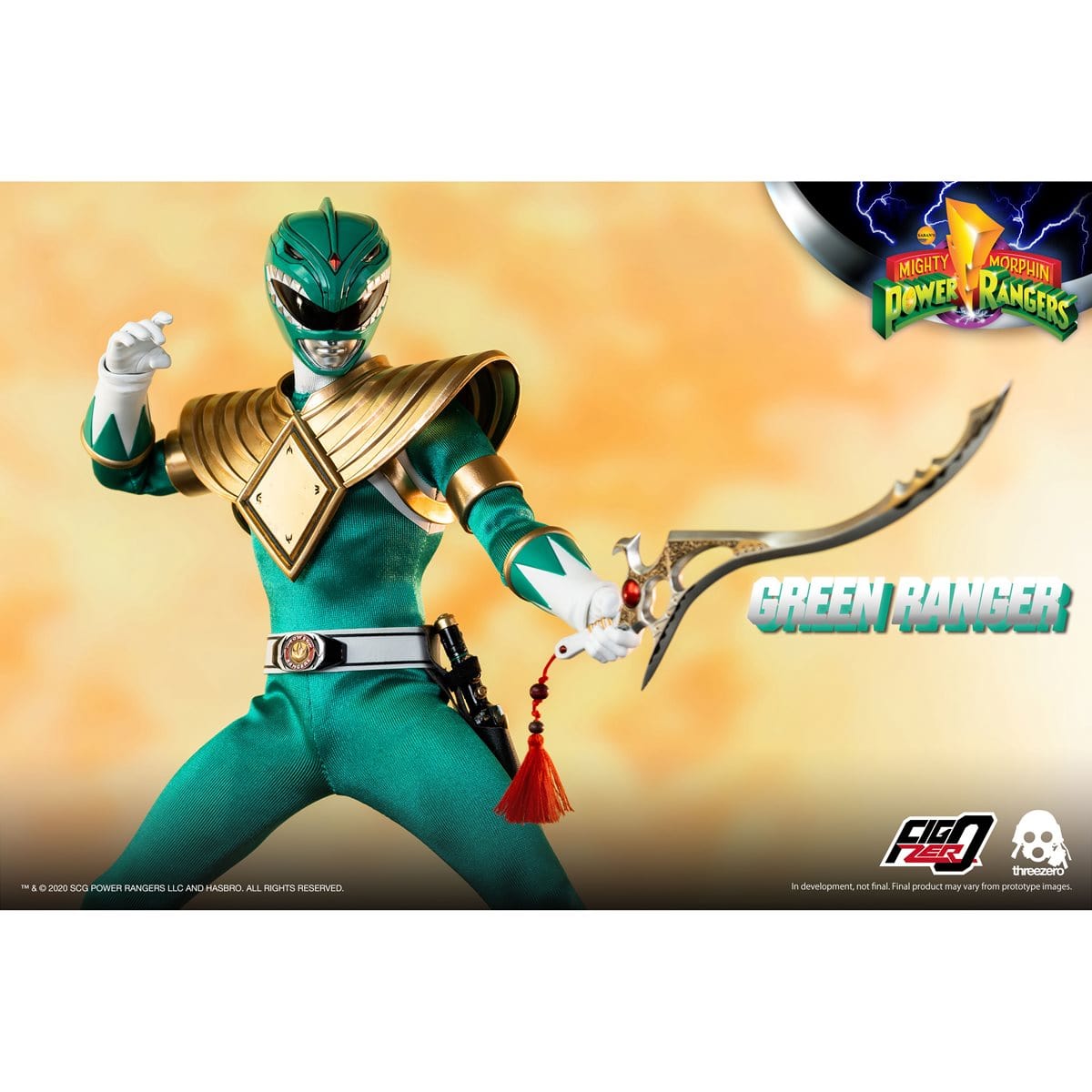 Si-Fi Toys Mighty Morphin Power Rangers Green Ranger 1:6 Scale Action Figure