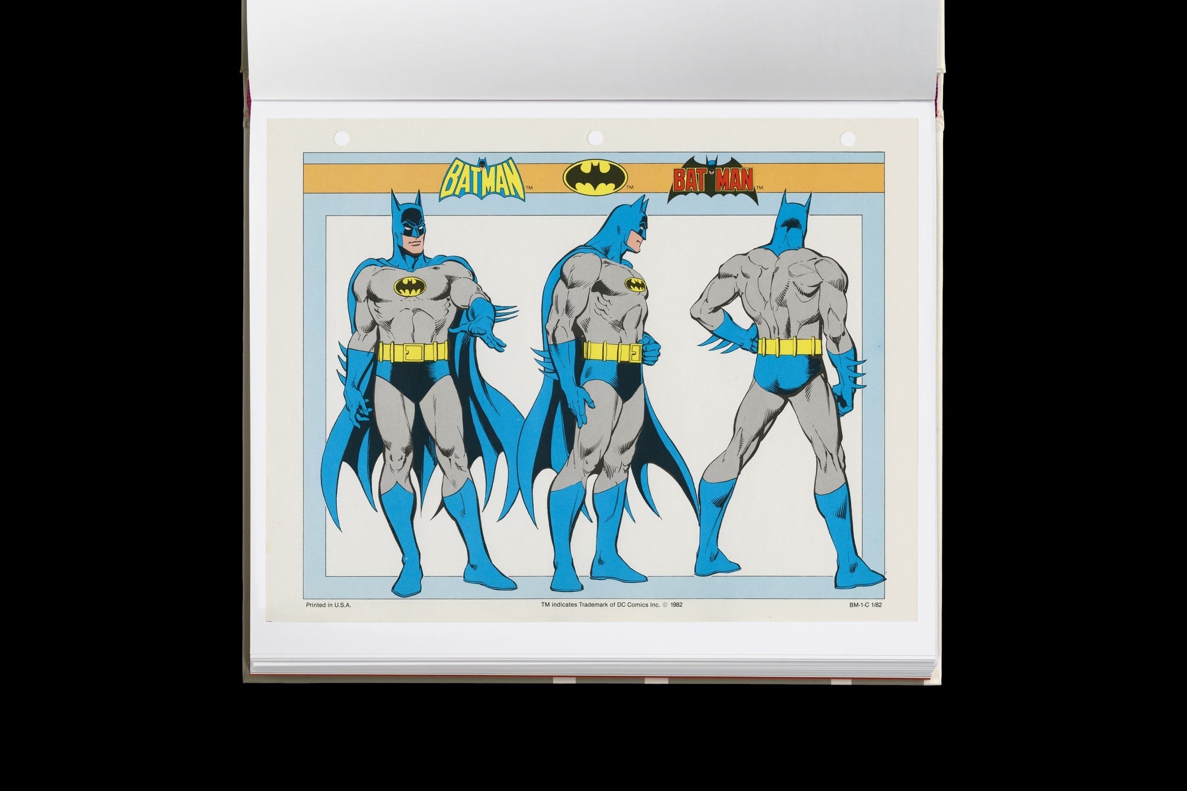 Standards Manual 1982 DC Comics Style Guide