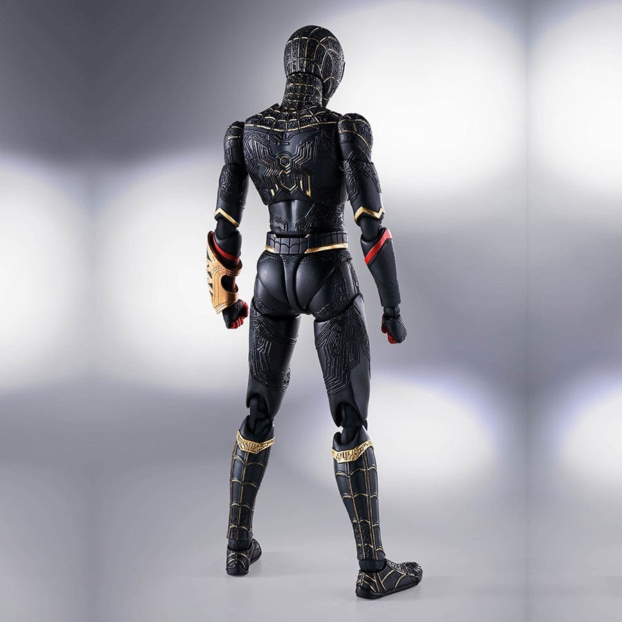 Tamashii Nations S.H. Figuarts Spider-Man: No Way Home Spider-Man Black & Gold Suit Action Figure