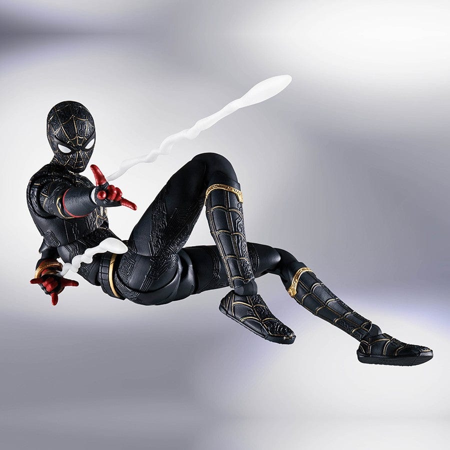 Tamashii Nations S.H. Figuarts Spider-Man: No Way Home Spider-Man Black & Gold Suit Action Figure