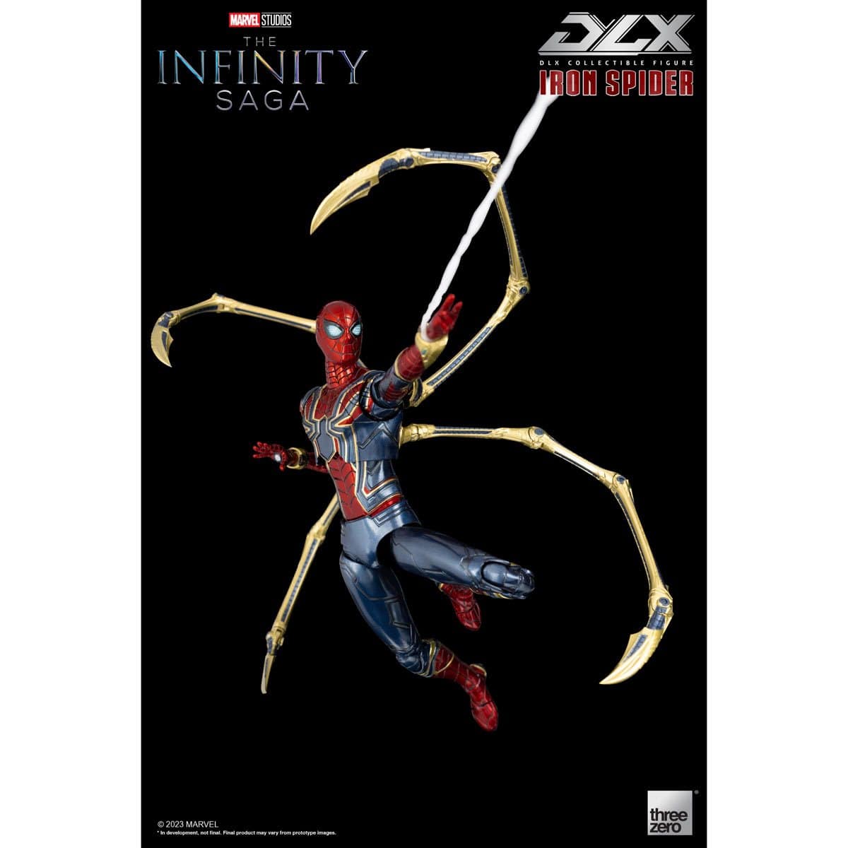 Threezero DLX Avengers: Infinity Saga Iron Spider 1/12 Scale Action Figure