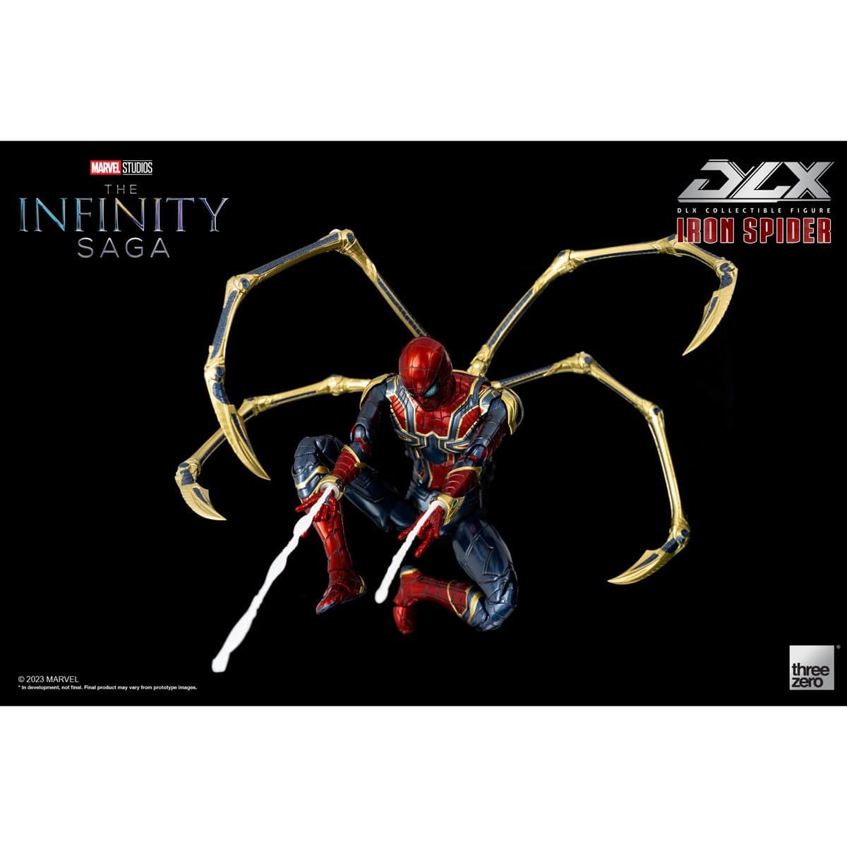 Threezero DLX Avengers: Infinity Saga Iron Spider 1/12 Scale Action Figure