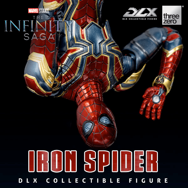 Threezero DLX Avengers: Infinity Saga Iron Spider 1/12 Scale Action Figure