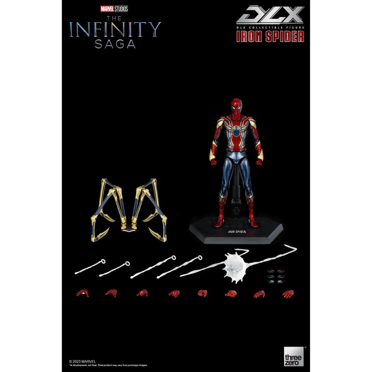 Threezero DLX Avengers: Infinity Saga Iron Spider 1/12 Scale Action Figure