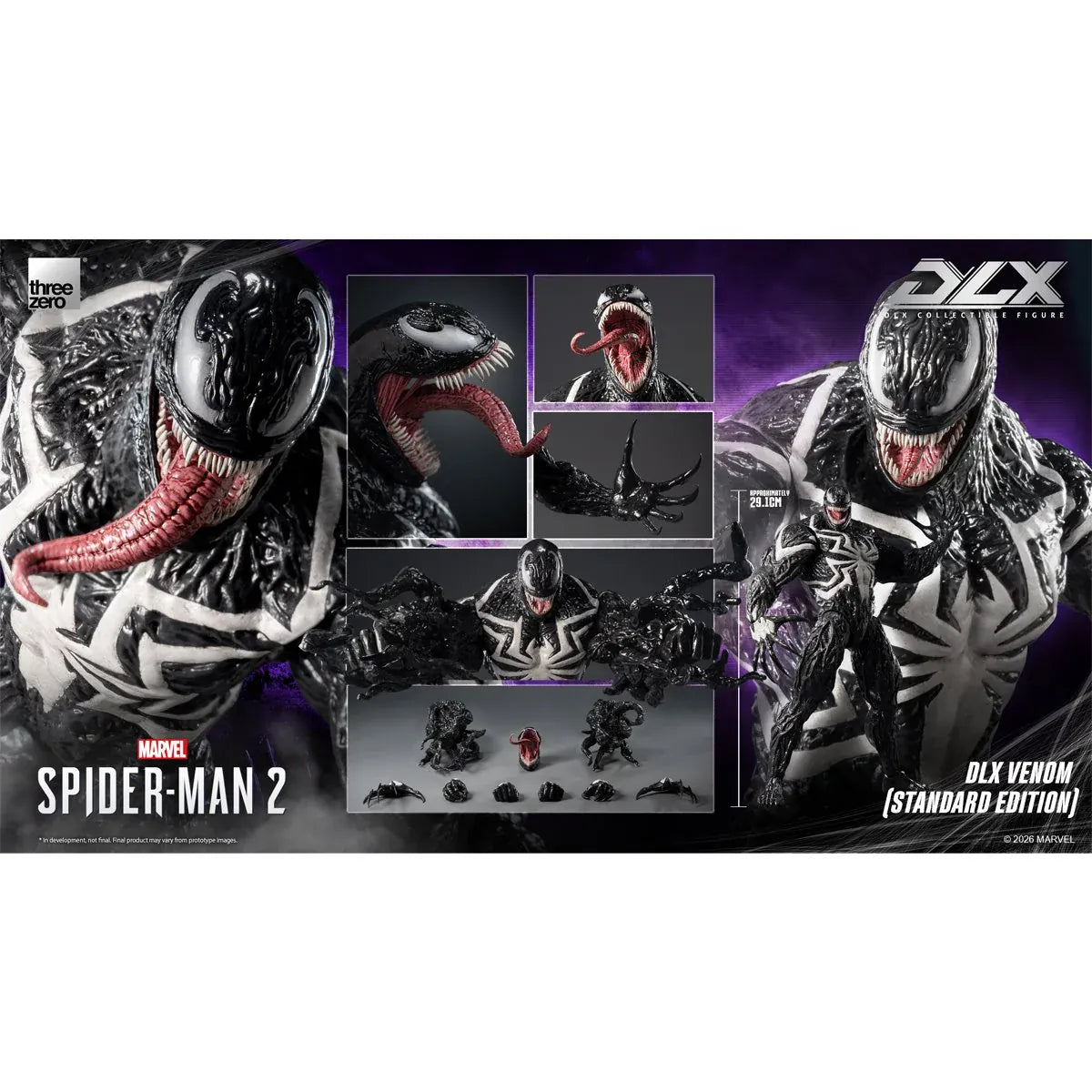 Threezero DLX Marvel's Spider-Man 2 Venom Standard Edition Action Figure