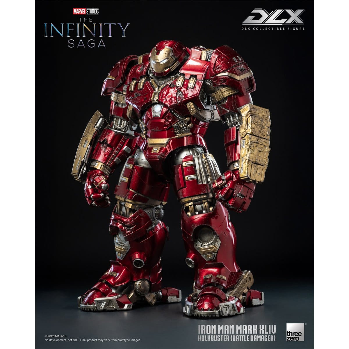 Threezero DLX Marvel Studios: The Infinity Saga Iron Man Mark 44 "Hulkbuster" (Battle Damaged) Action Figure
