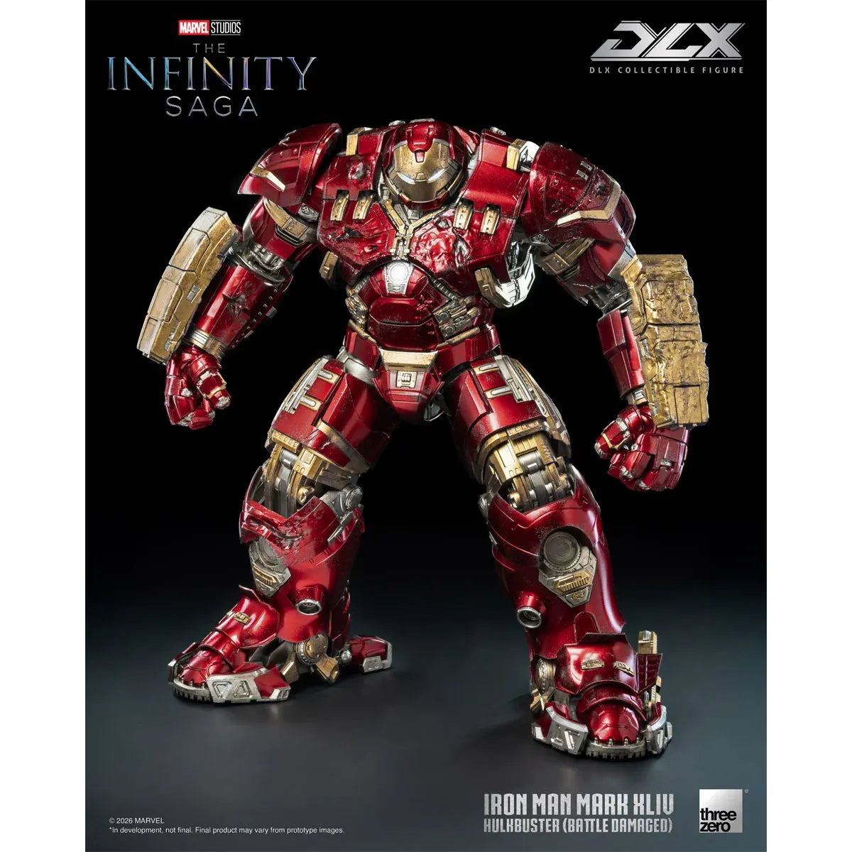 Threezero DLX Marvel Studios: The Infinity Saga Iron Man Mark 44 "Hulkbuster" (Battle Damaged) Action Figure