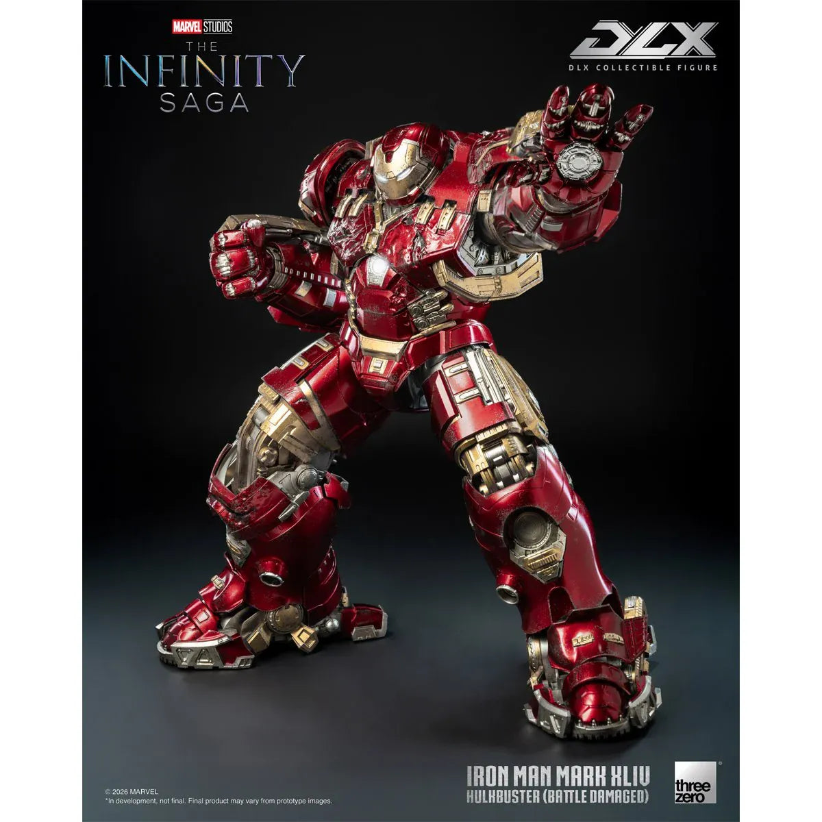 Threezero DLX Marvel Studios: The Infinity Saga Iron Man Mark 44 "Hulkbuster" (Battle Damaged) Action Figure