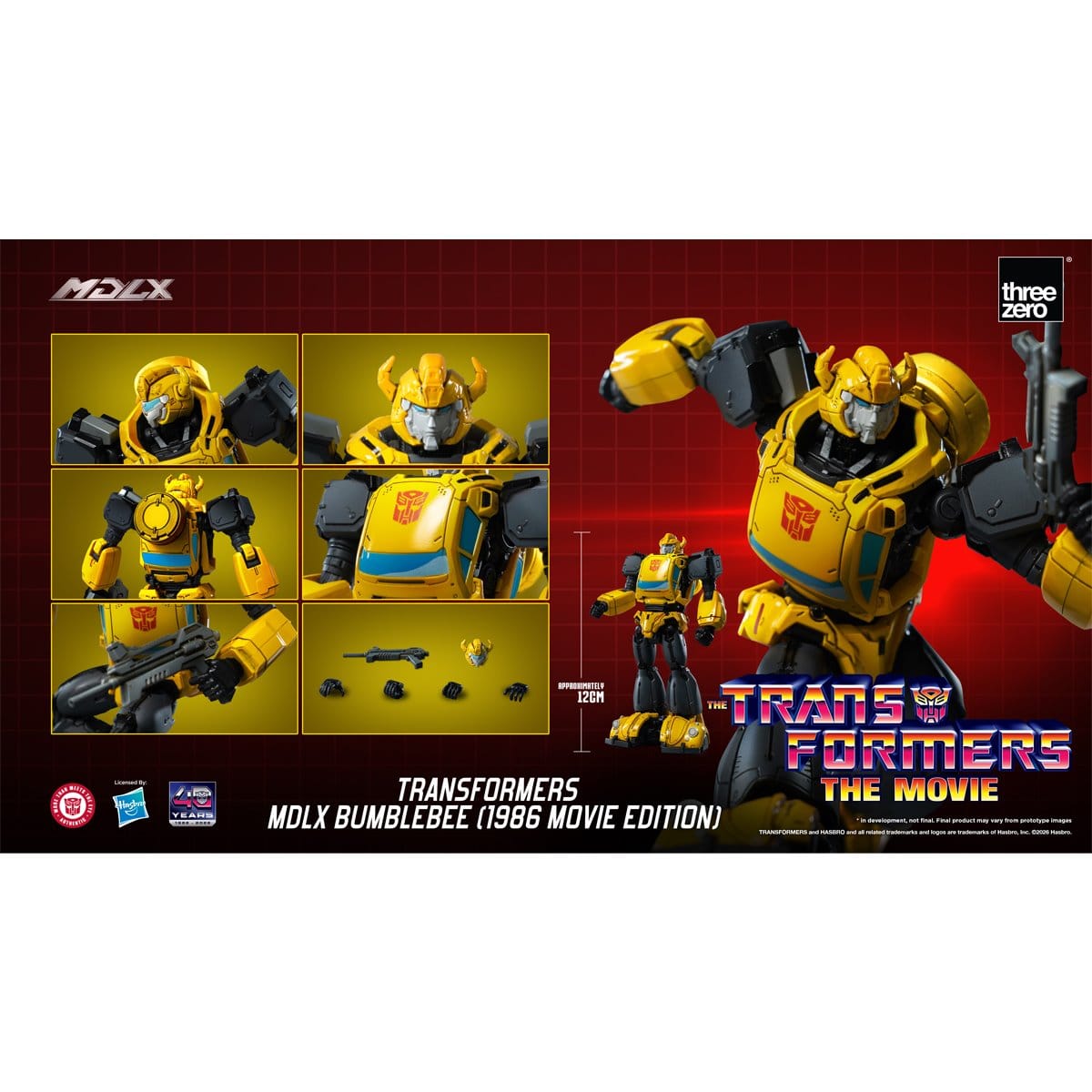 Threezero Transformers MDLX Bumblebee (1986 Movie Version) Action Figure
