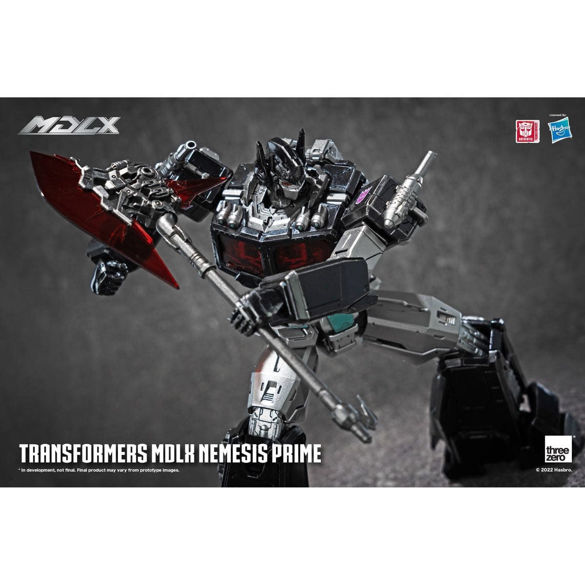 Threezero Transformers MDLX Nemesis Prime PX Previews Exclusive Action Figure