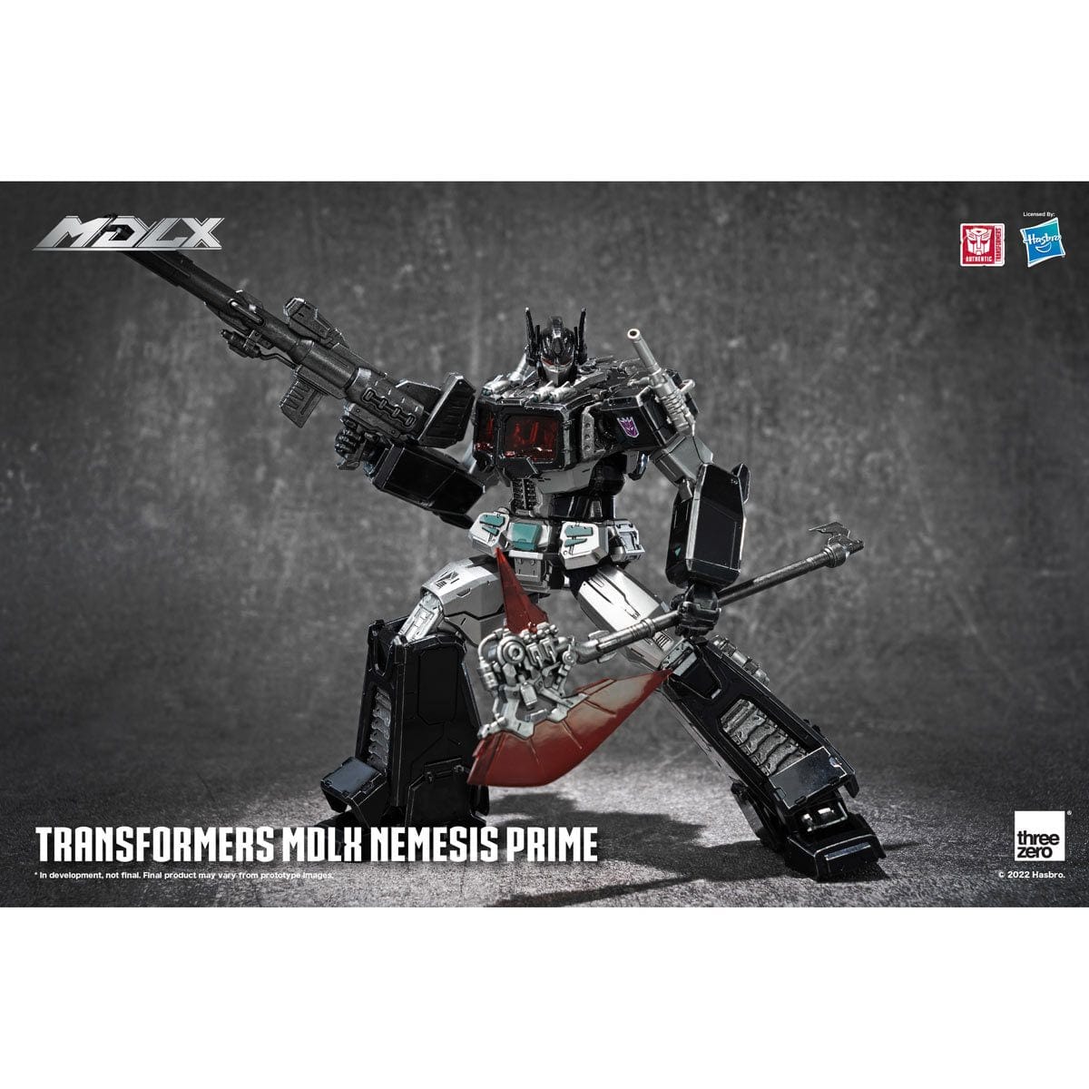 Threezero Transformers MDLX Nemesis Prime PX Previews Exclusive Action Figure