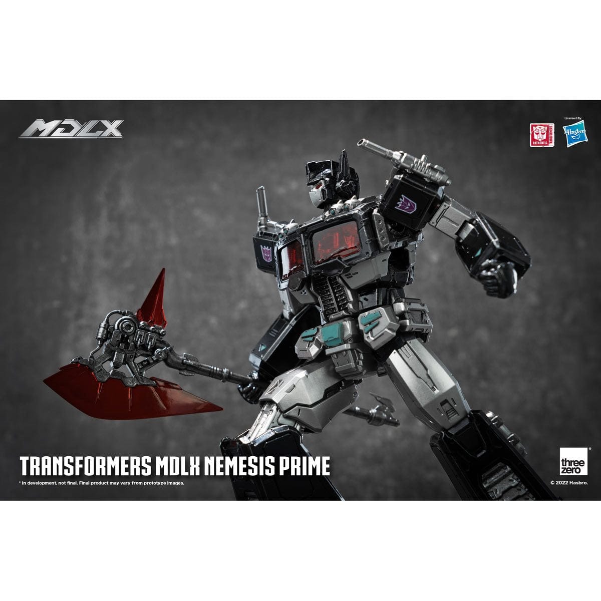 Threezero Transformers MDLX Nemesis Prime PX Previews Exclusive Action Figure