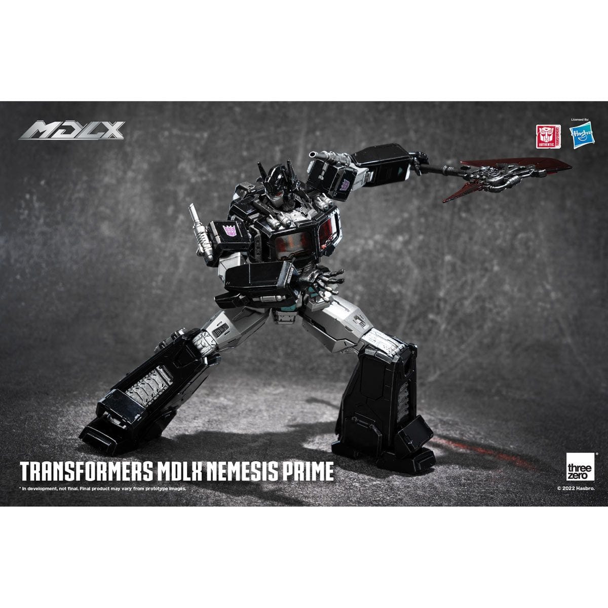 Threezero Transformers MDLX Nemesis Prime PX Previews Exclusive Action Figure